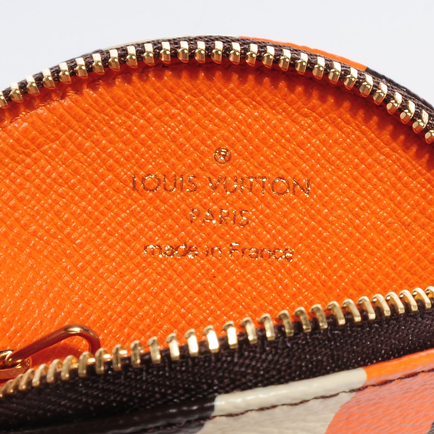 Monogram Groom Round Coin Purse