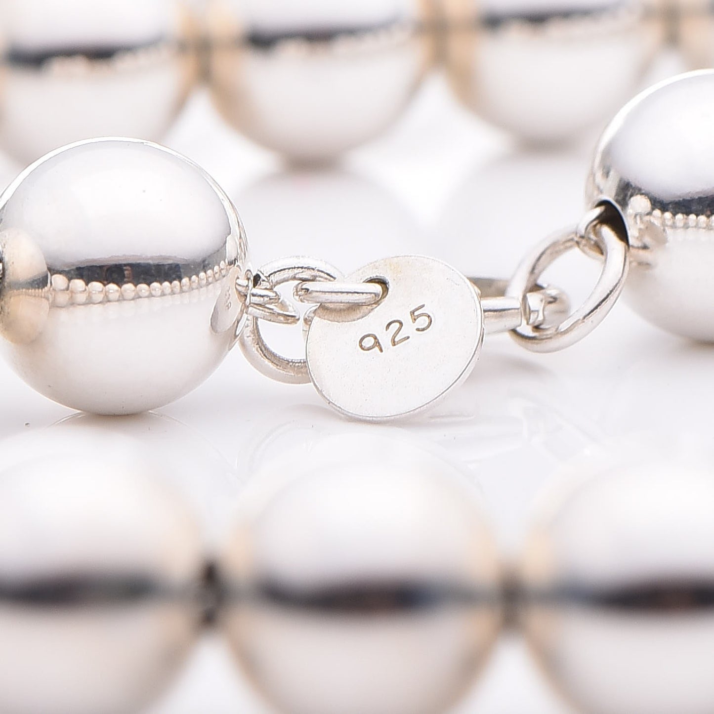 Sterling Silver 10mm HardWear Ball Necklace