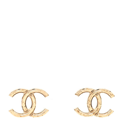 Chanel Metal CC Earrings Gold 1 of 4