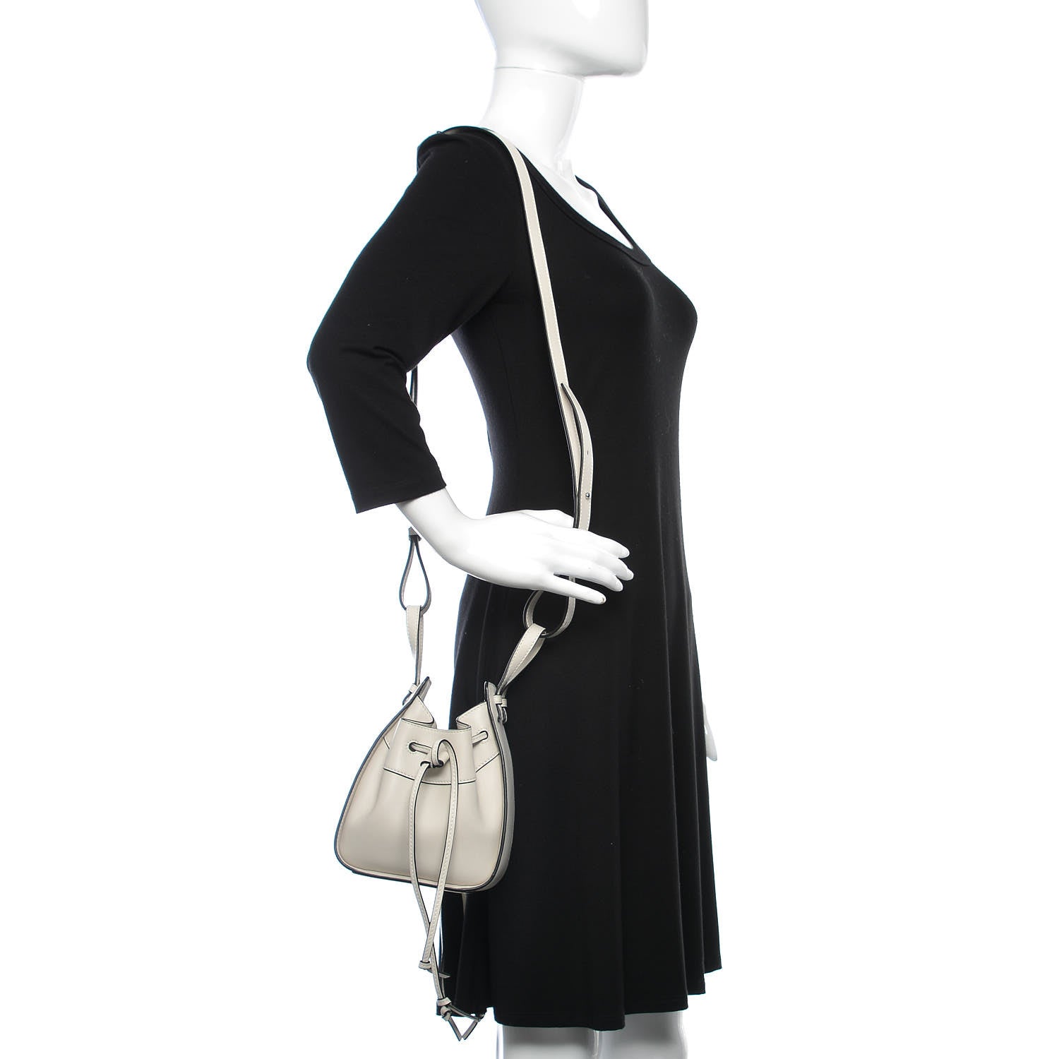 Loewe Calfskin Mini Hammock Shoulder Bag Soft White 2 of 9