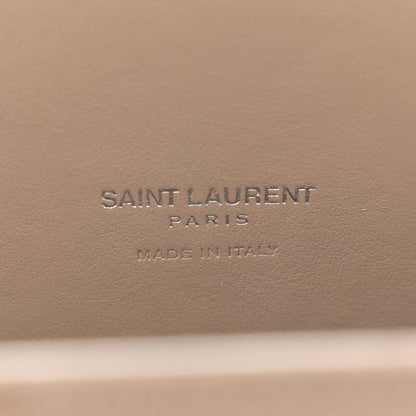 Saint Laurent Calfskin Crocodile Embossed Baby Sac De Jour Brown 6 of 13
