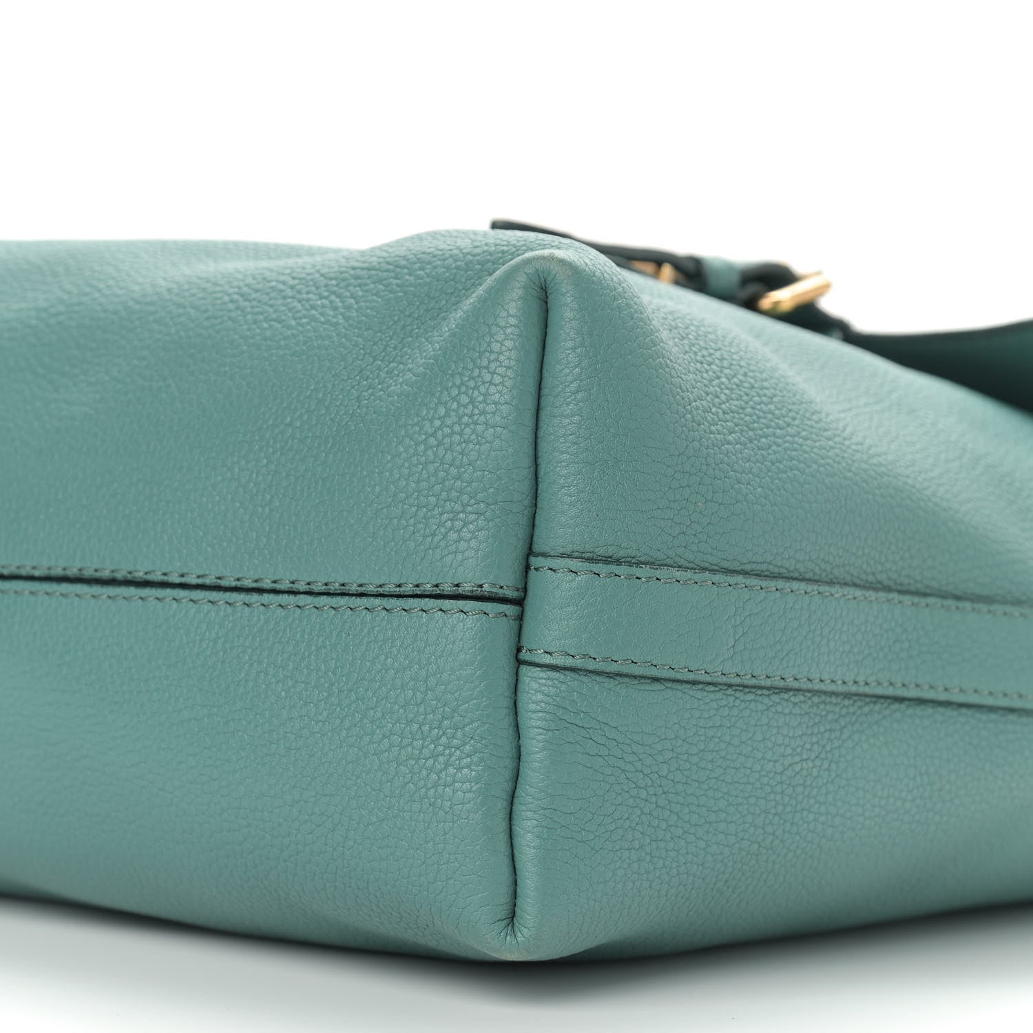 Burberry Grainy Calfskin Messenger Green 12 of 16