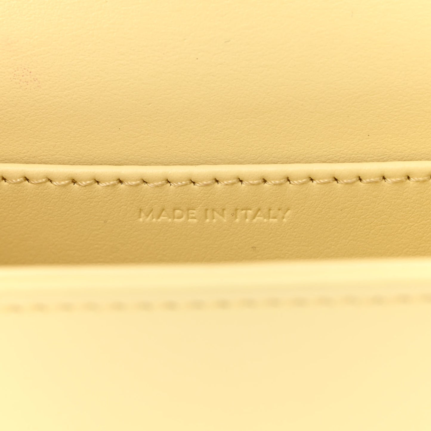 Shiny Calfskin Mini Triomphe Pollen