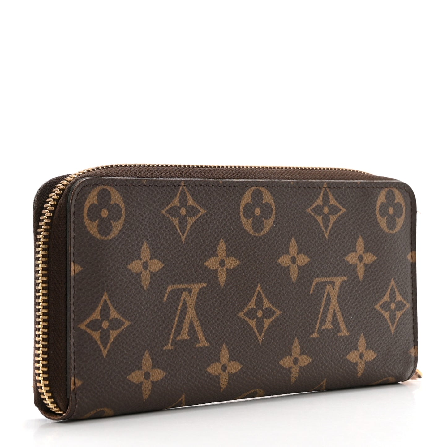 Monogram Clemence Wallet Rose Ballerine