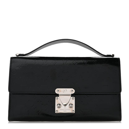 Louis Vuitton Monogram Glace Anouchka Pochette MM Black 1 of 10