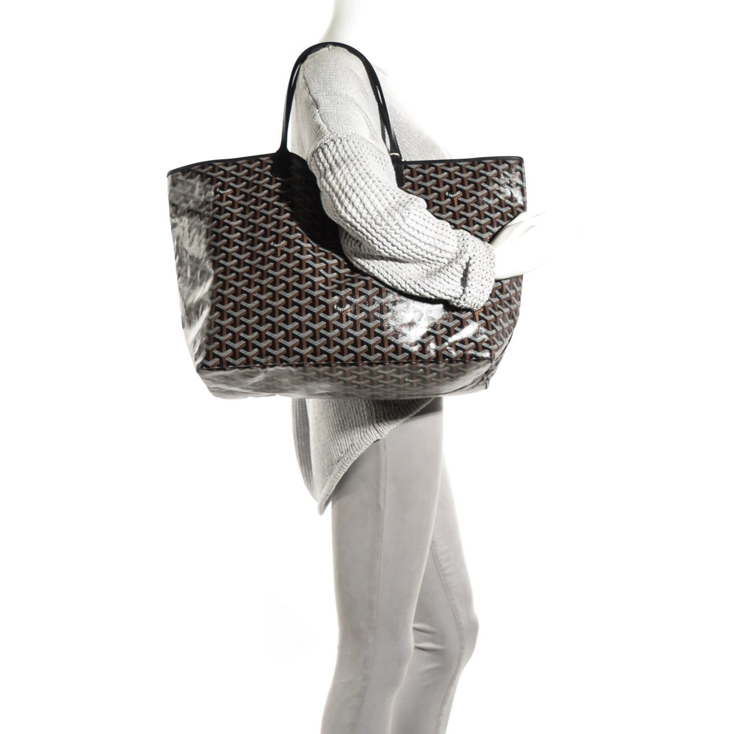 Goyard Goyardine Saint Louis GM Black 2 of 9