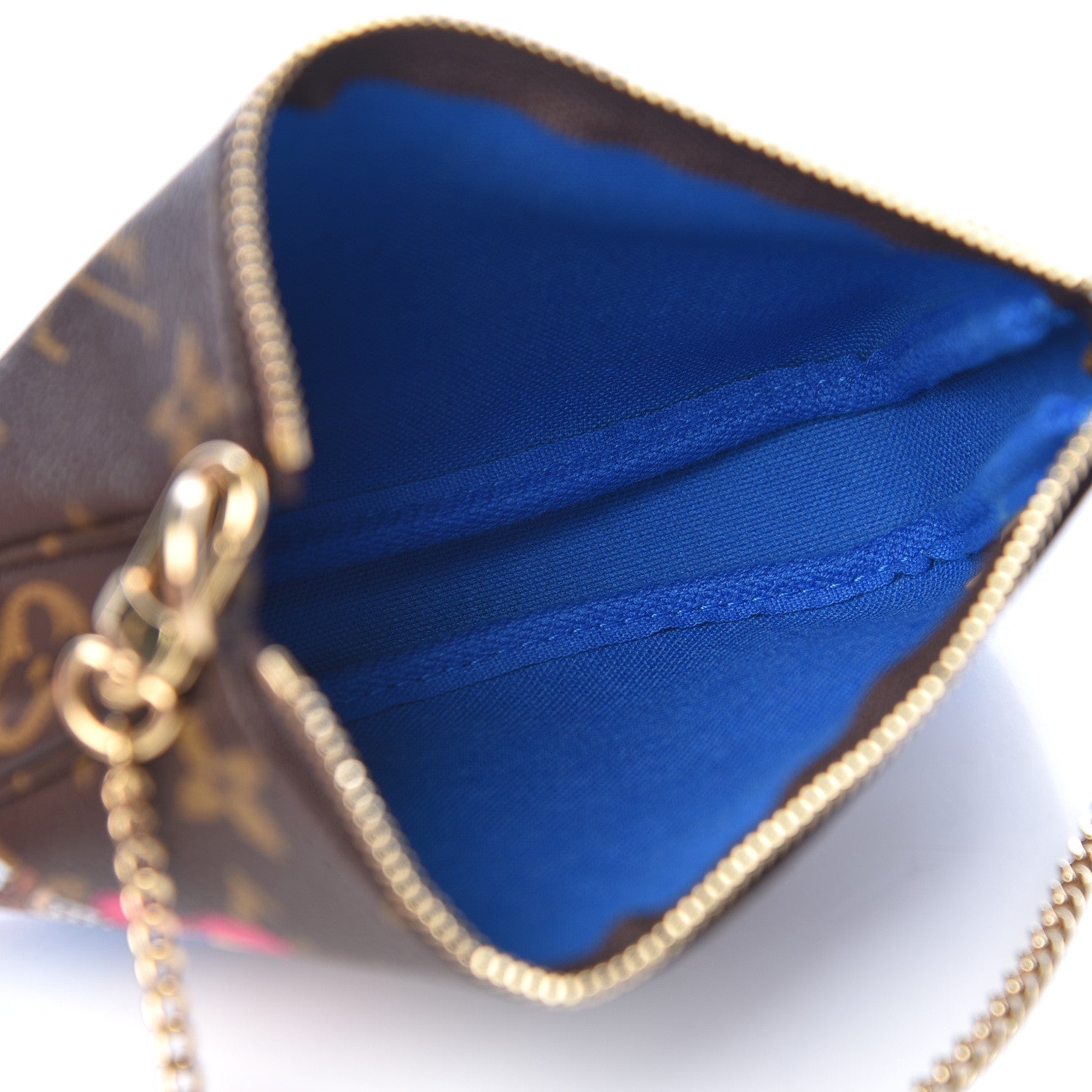 Louis Vuitton Monogram 2019 Christmas Animation Mini Venice Pochette Accessories Blue 5 of 8