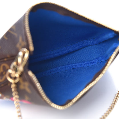 Louis Vuitton Monogram 2019 Christmas Animation Mini Venice Pochette Accessories Blue 5 of 8