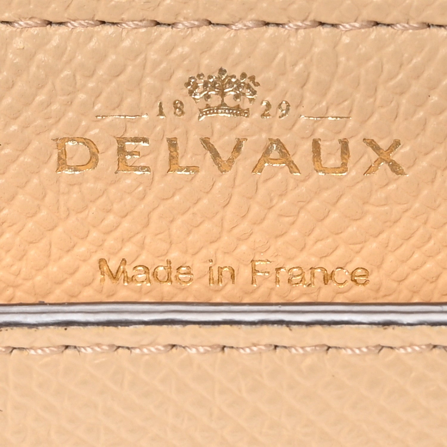 Delvaux Alpina Calfskin Lingot Crossbody Dune 6 of 10