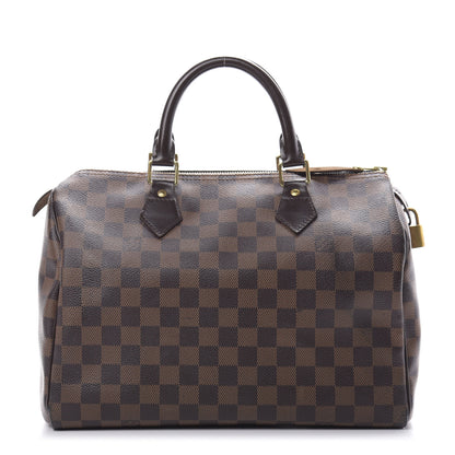 Louis Vuitton Damier Ebene Speedy 30 1 of 17