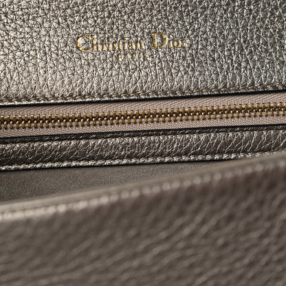 Christian Dior Metallic Grained Calfskin Medium Diorama Flap Bag Pale Gold 8 of 11