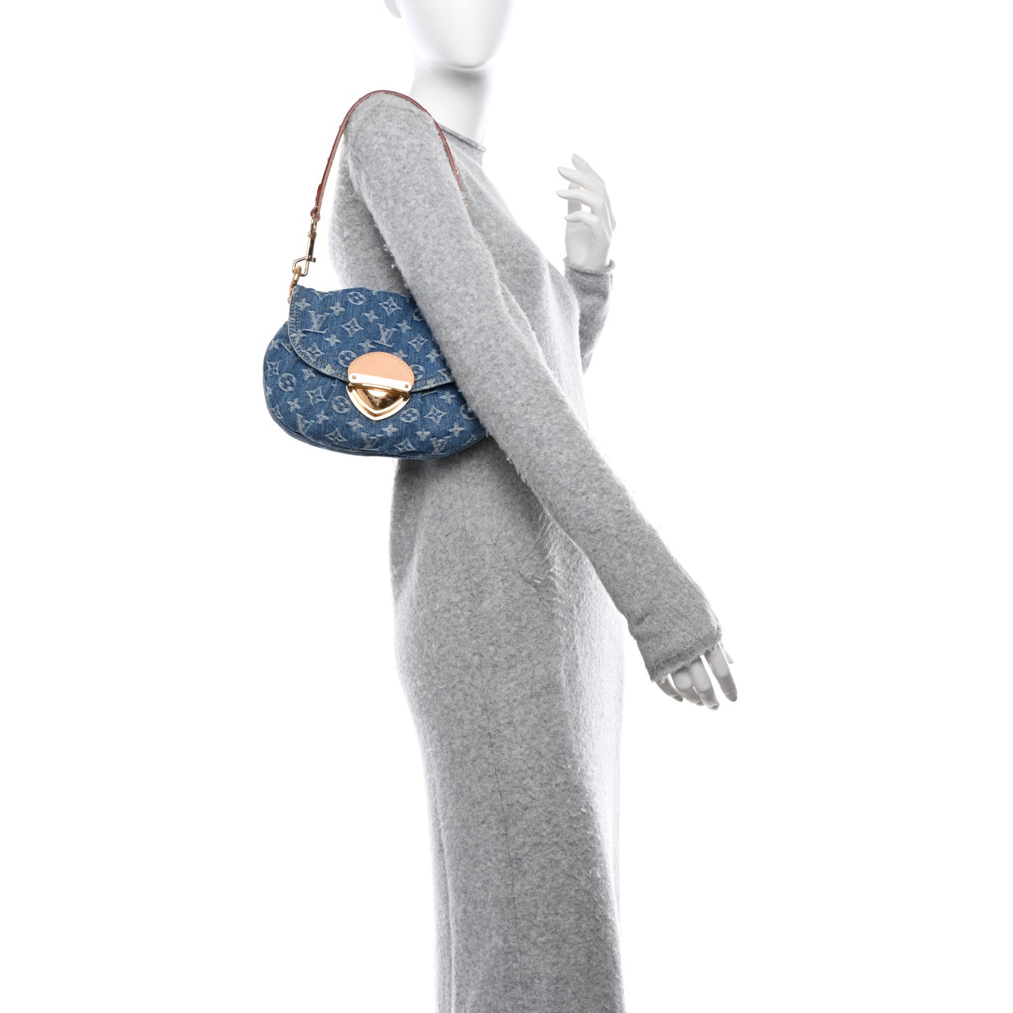 LOUIS VUITTON Monogram Denim Sunset Blue