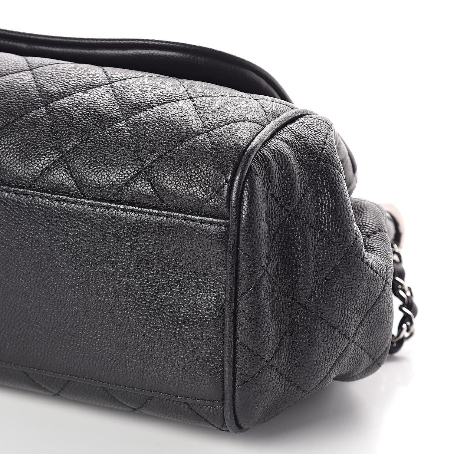 Chanel Caviar Quilted Timeless Accordion Flap Black 10 of 11
