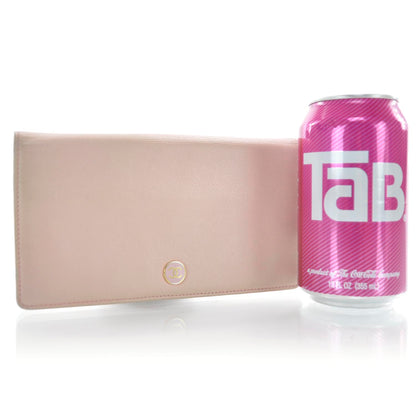 Chanel Leather Long Wallet Pink 2 of 8
