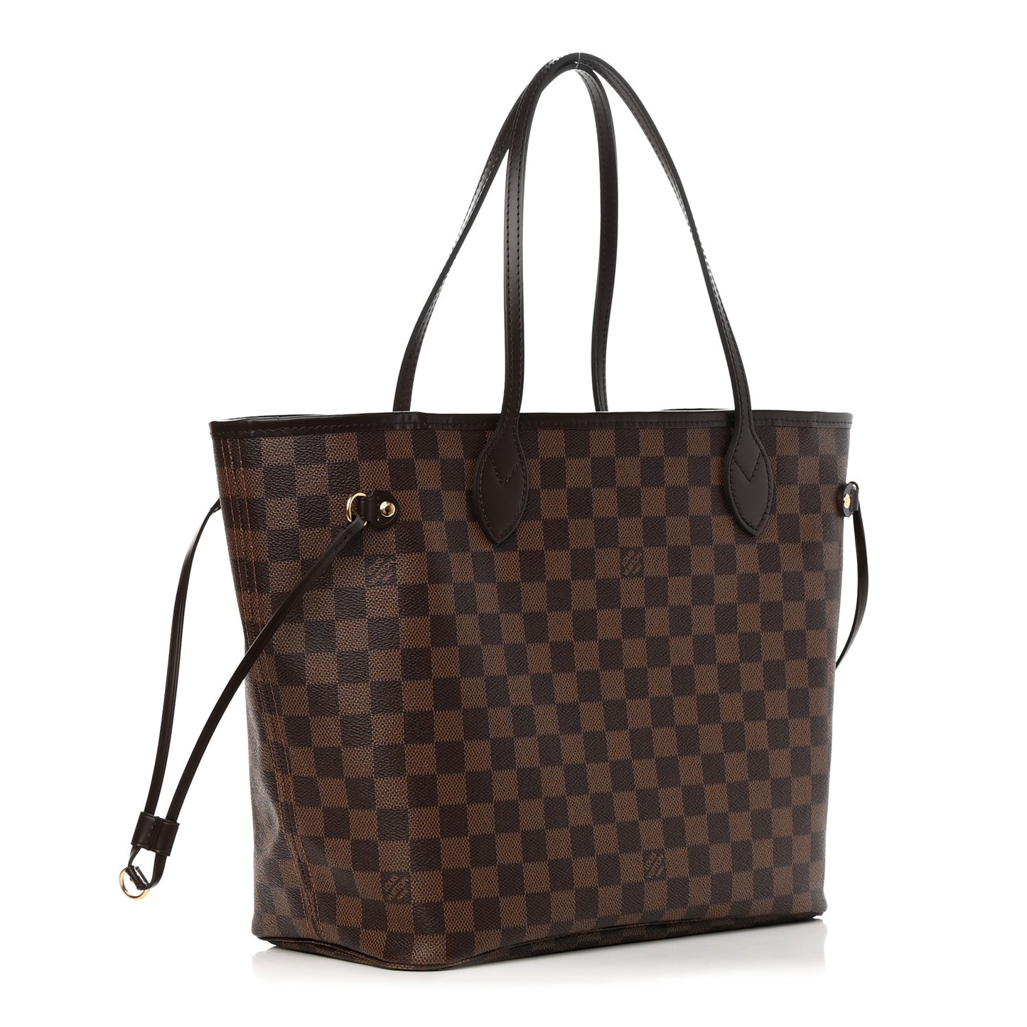 Damier Ebene Neo Neverfull MM Rose Ballerine