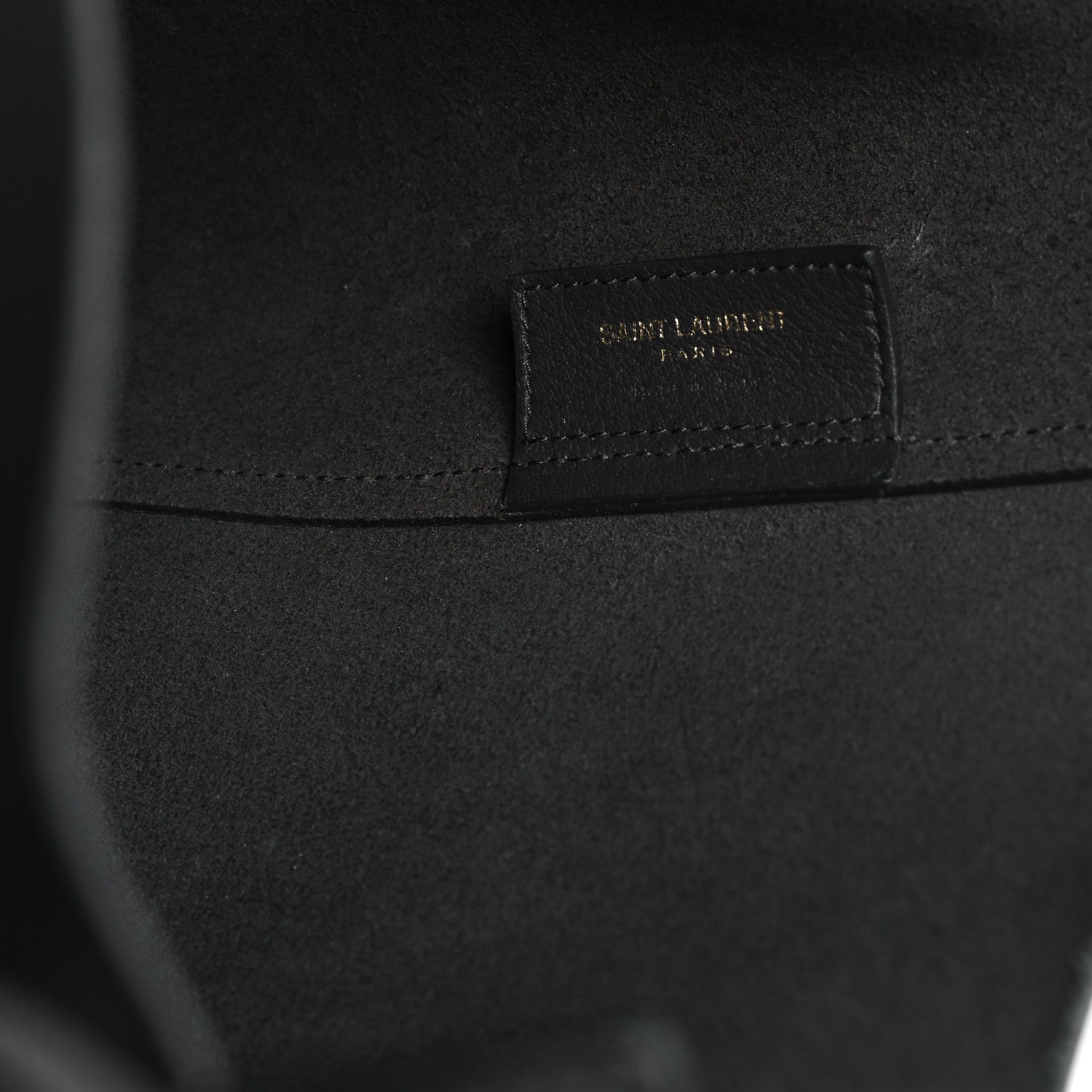 Saint Laurent Calfskin Large Shopping Tote Coal 7 of 11