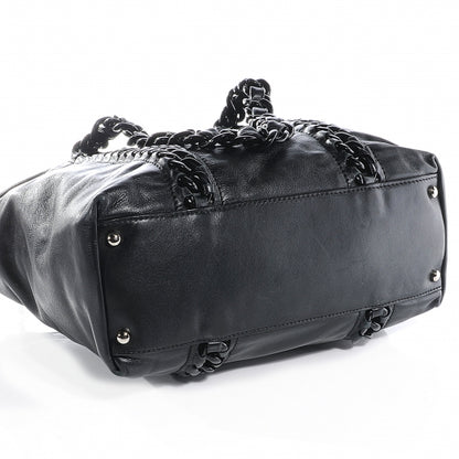 Chanel Leather Modern Chain Tote Black 4 of 7
