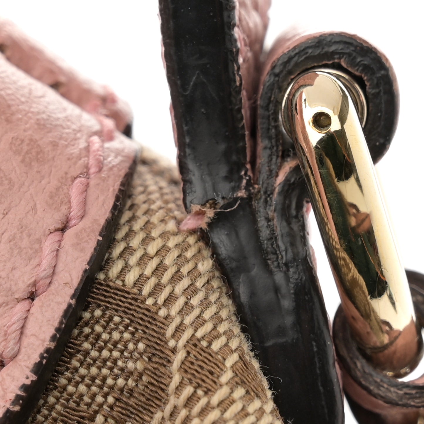 GG Monogram Large Margaux Hobo Beige Soft Pink