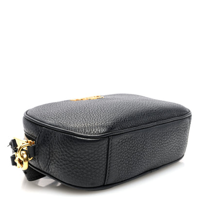 Prada Vitello Daino Logo Belt Bag Black 4 of 9