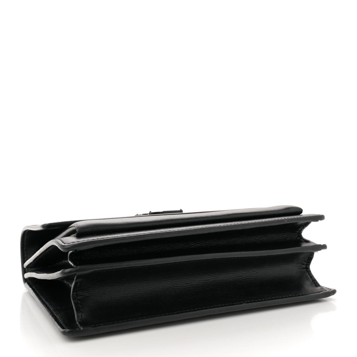 Saint Laurent Calfskin Medium Monogram Monochrome Sunset Black 4 of 14