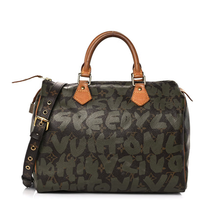 Louis Vuitton Monogram Graffiti Speedy 30 Kaki 1 of 23