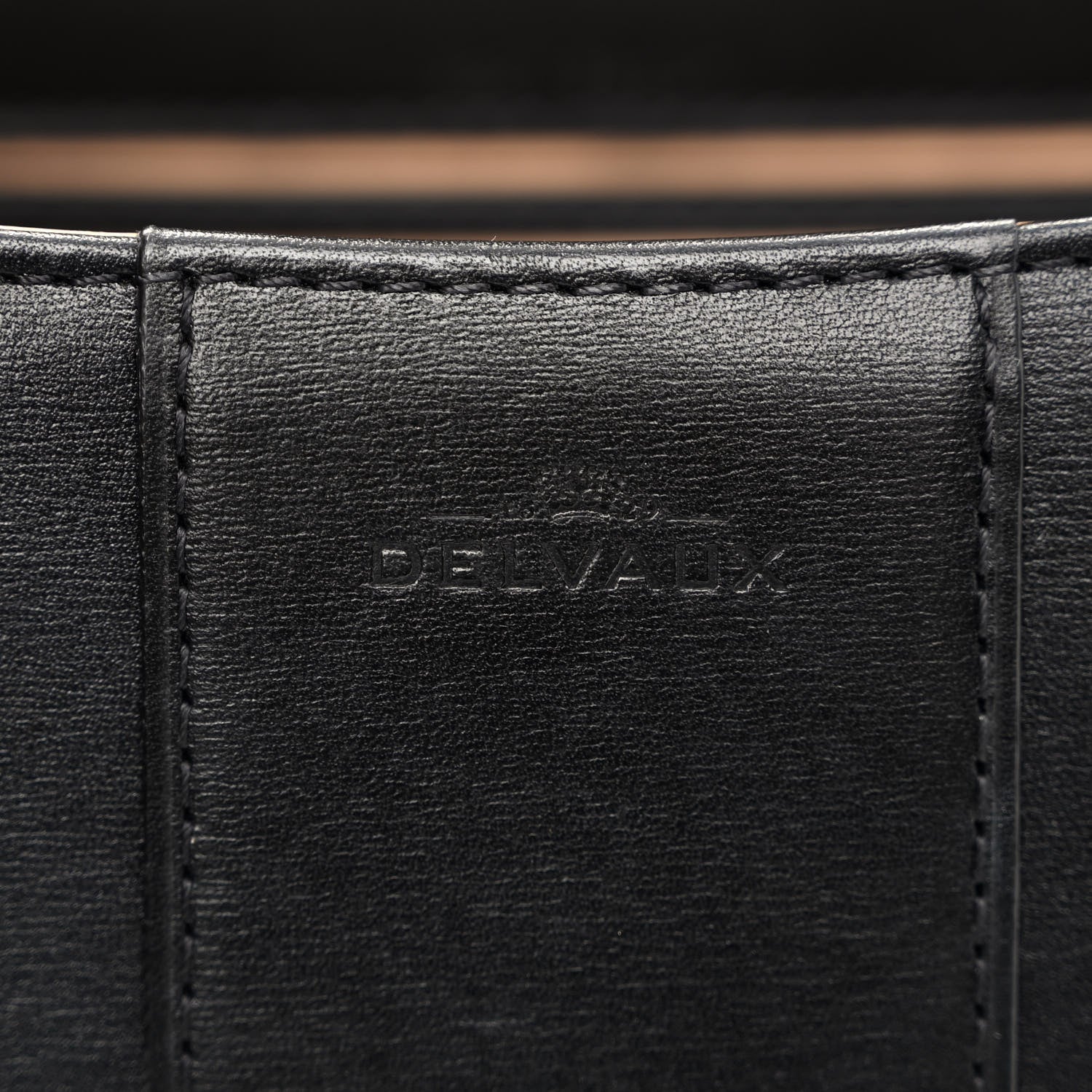 Delvaux Box Calfskin Mini Brillant Satchel Black 6 of 10