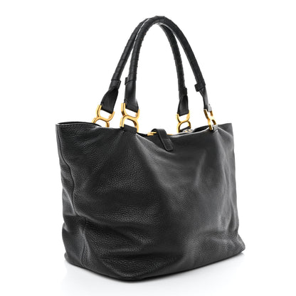 Chloe Calfskin Large New Marcie Tote Black 3 of 12