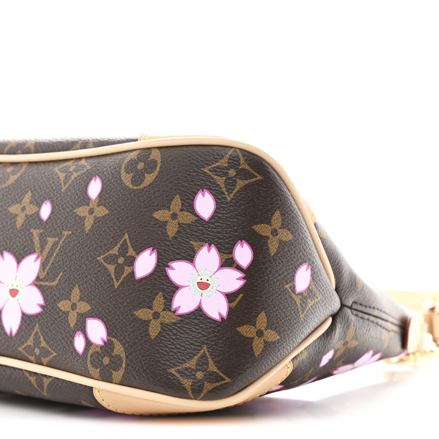 LV X TM Monogram Cherry Blossom Boulogne Sakura Brown