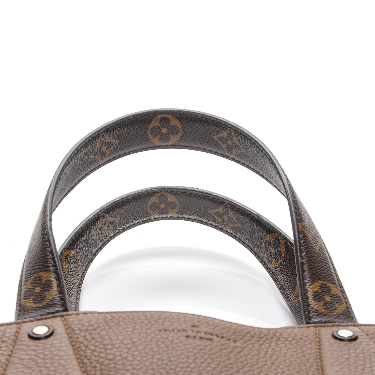 Taurillon Monogram East West Tote Tan