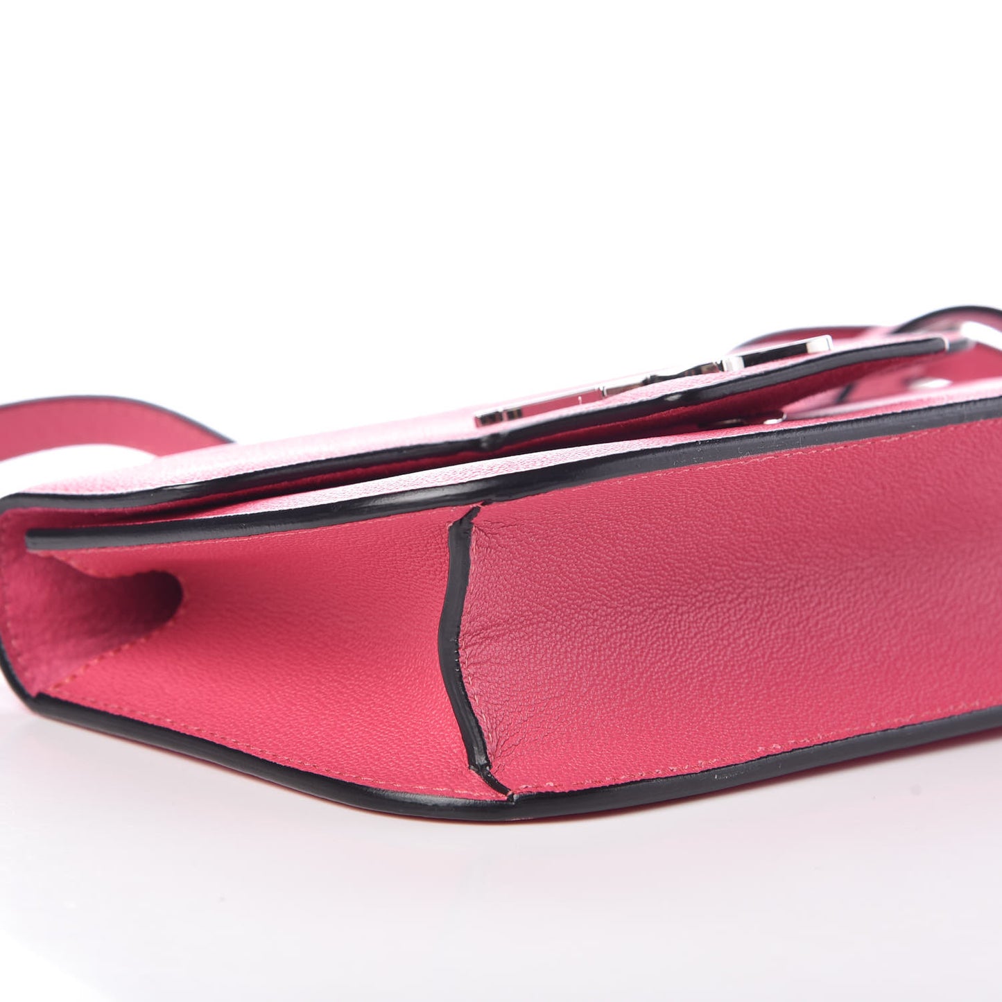 Calfskin Small Insignia Flap Pink