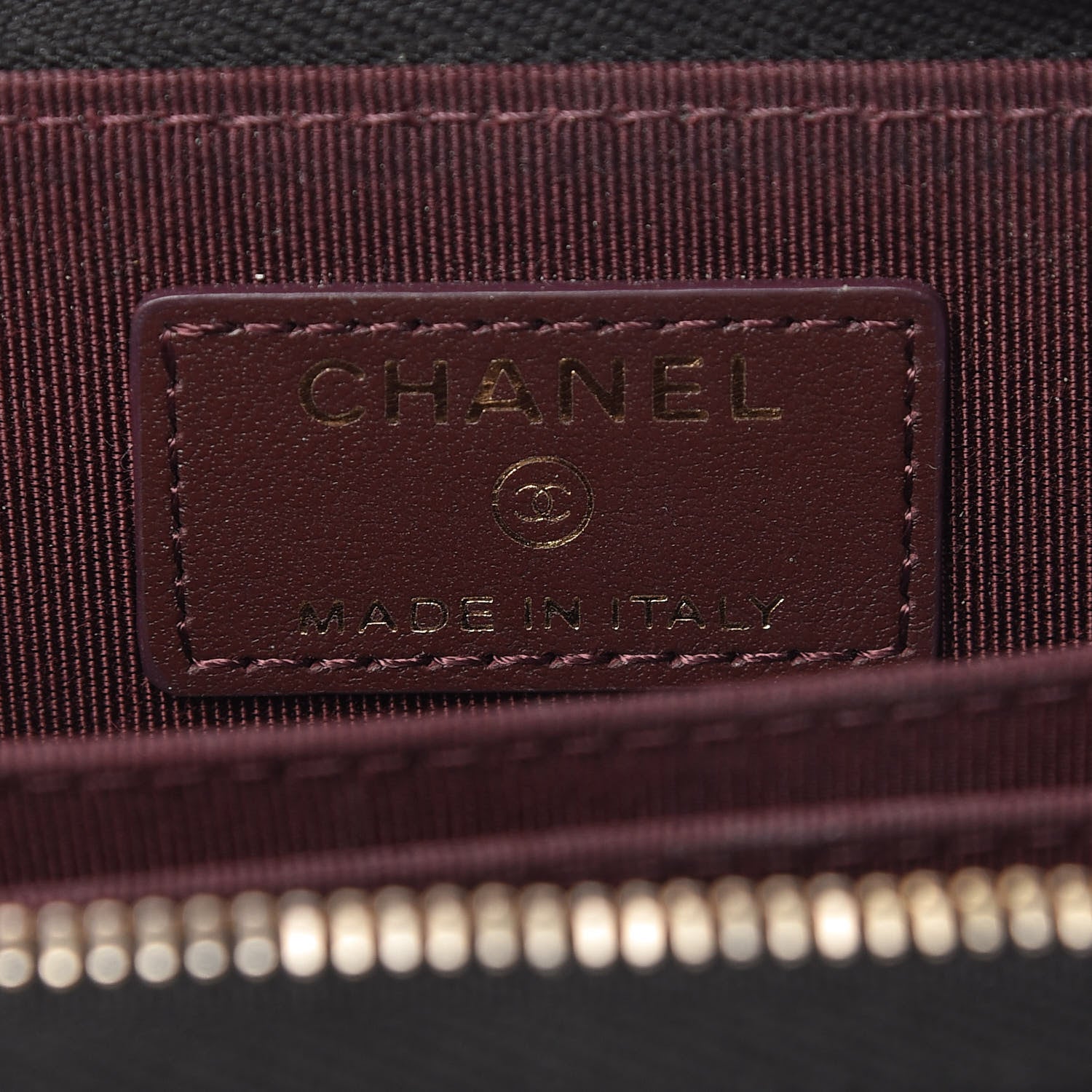 Chanel Caviar Quilted Zip Coin Purse Black 6 of 10