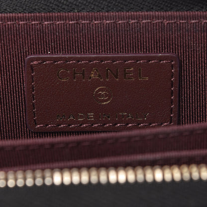 Chanel Caviar Quilted Zip Coin Purse Black 6 of 10