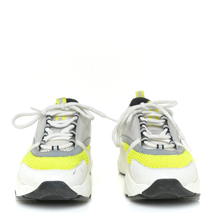 Christian Dior Technical Mesh Calfskin Mens B22 Sneakers 43 White Yellow 3 of 18