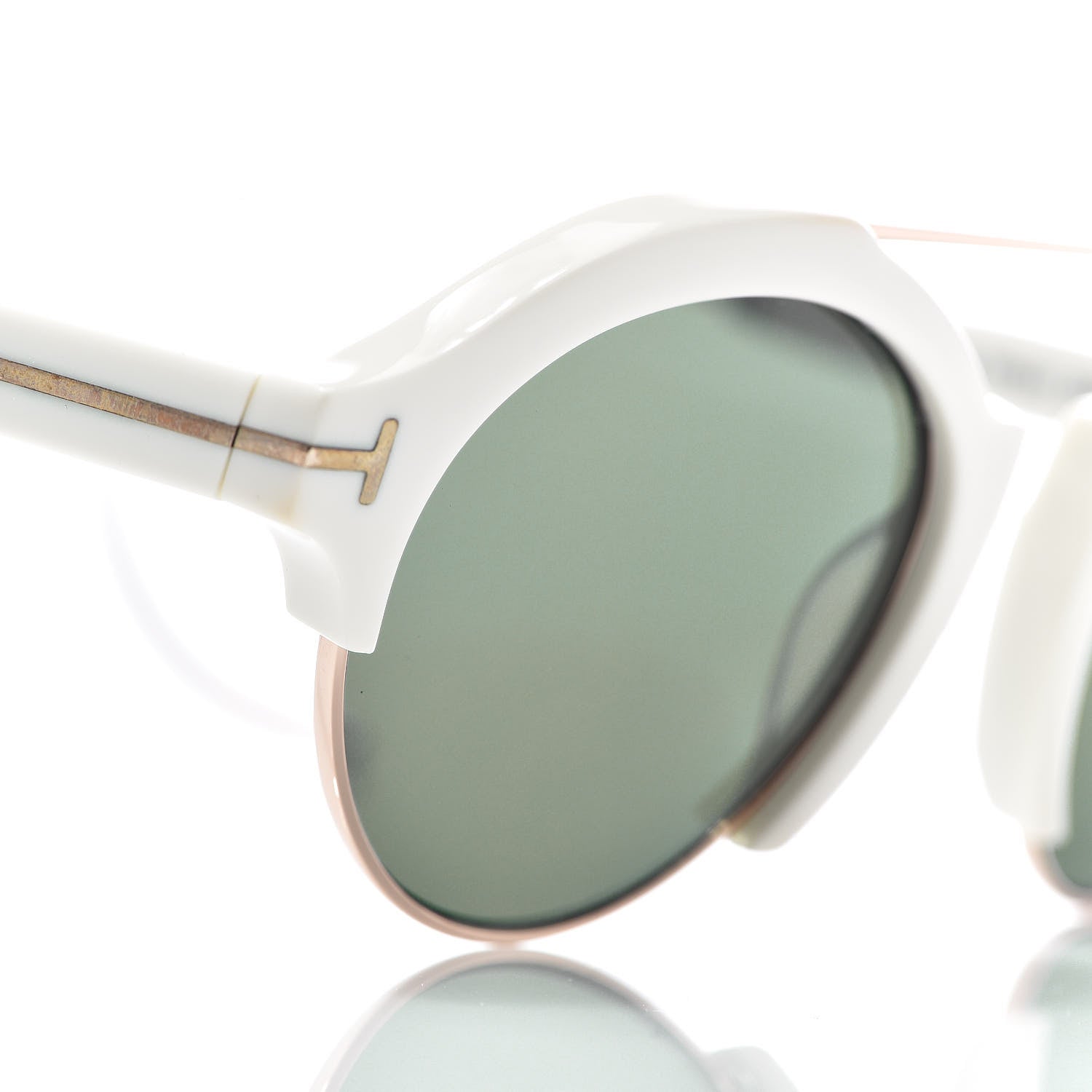 Tom Ford Farrah Sunglasses TF631 White 7 of 8