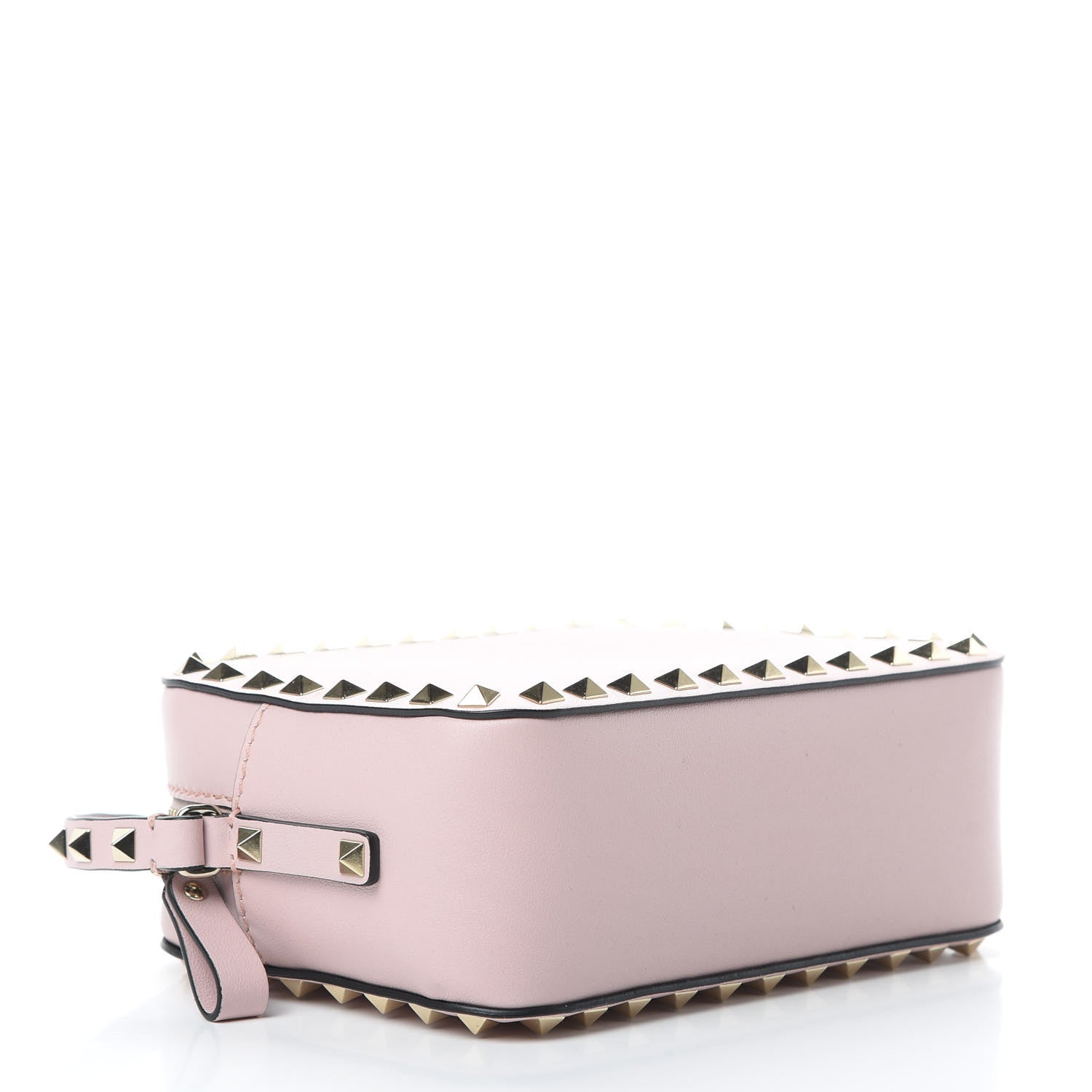Valentino Garavani Calfskin Rockstud Camera Crossbody Bag Water Rose 4 of 9