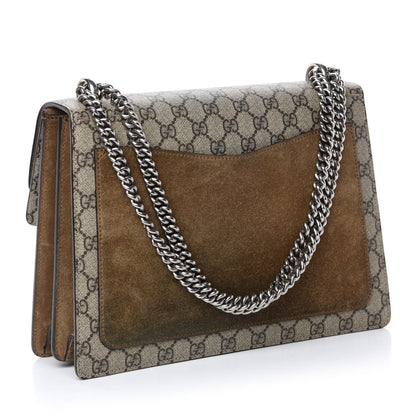 Gucci GG Supreme Monogram Medium Dionysus Shoulder Bag Taupe 4 of 16