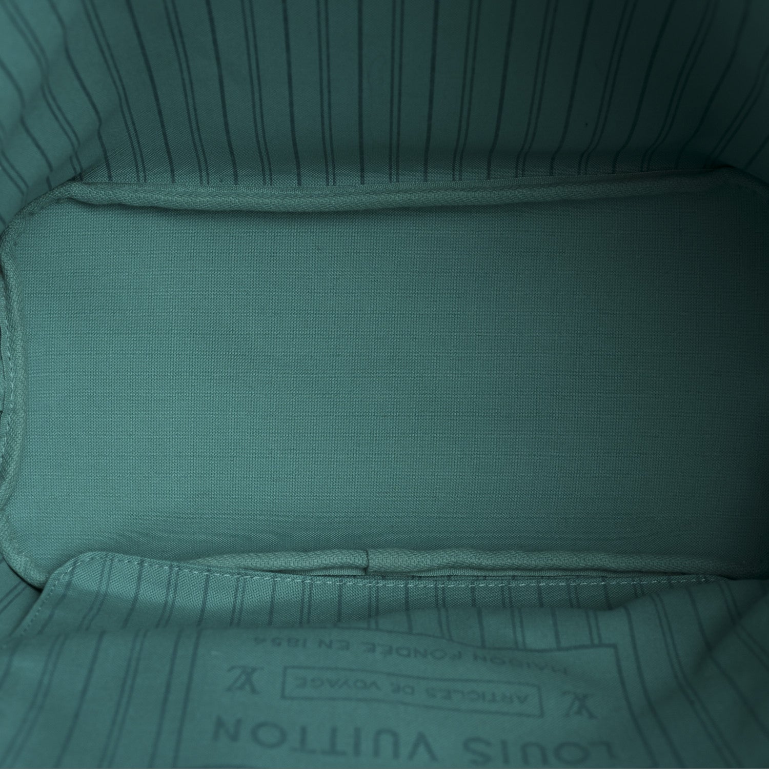 Louis Vuitton Monogram V Neverfull MM Turquoise 6 of 14