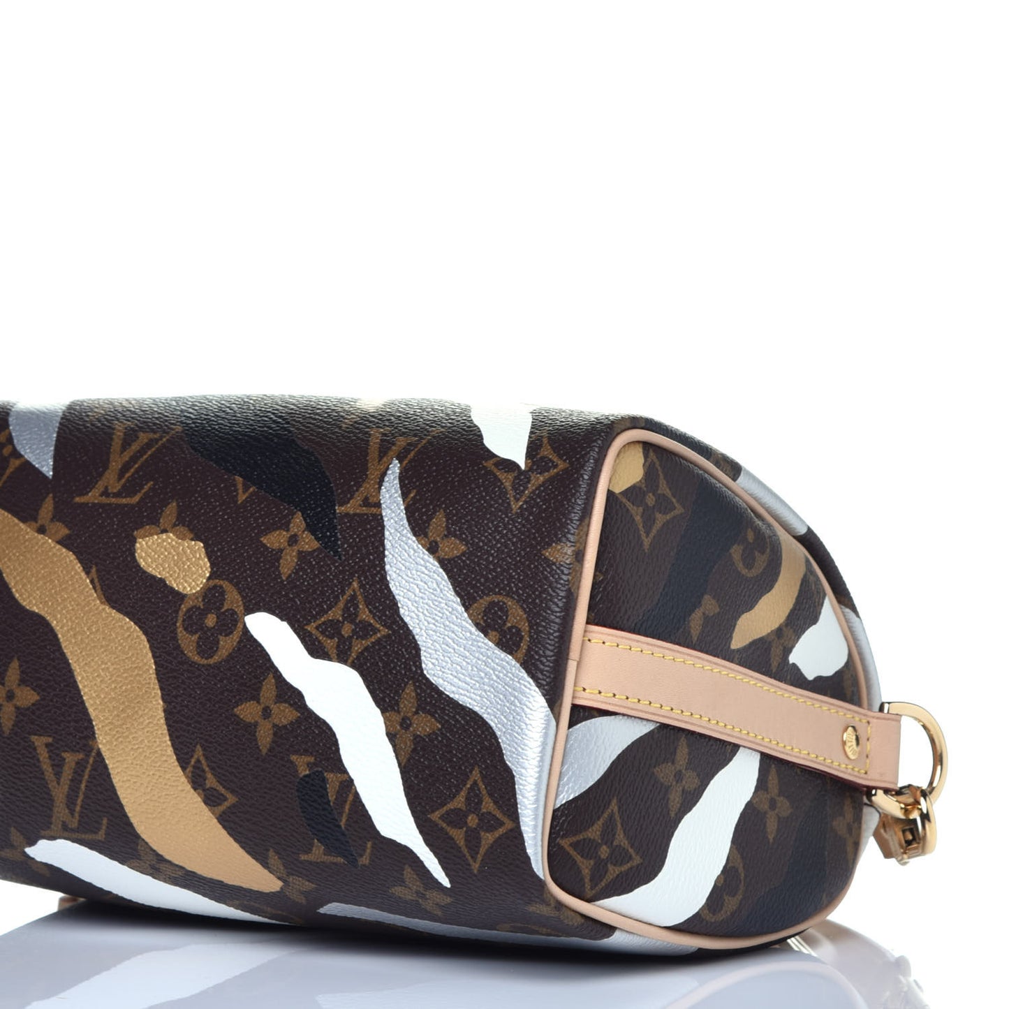X LOL Monogram Speedy BB Gold Silver