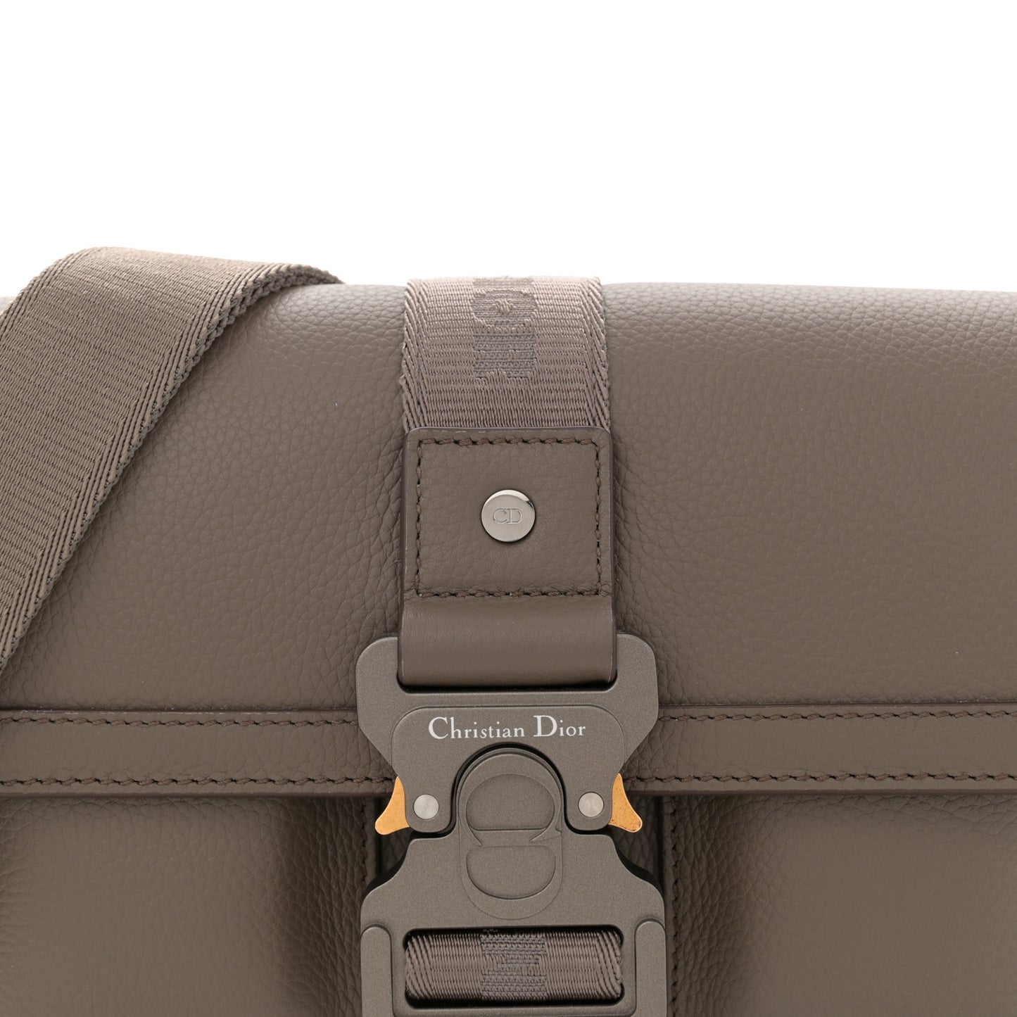 Grained Calfskin Hit The Road Bag Dark Green