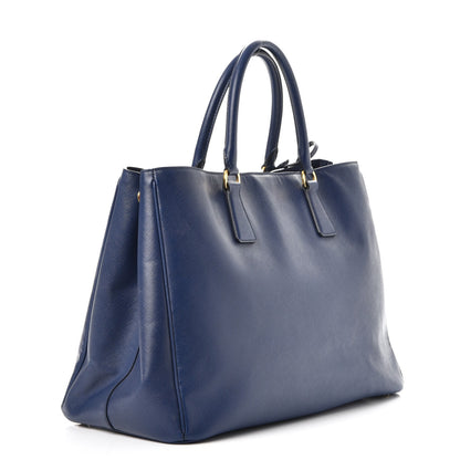 Prada Saffiano Lux Large Tote Bluette 3 of 10