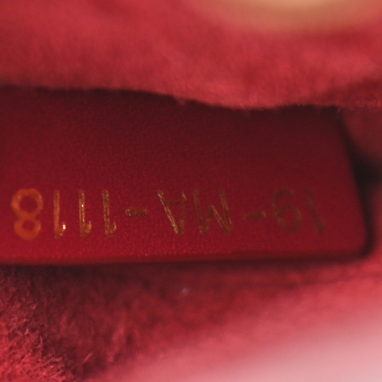 Christian Dior Calfskin Mini Saddle Bag Red 7 of 10