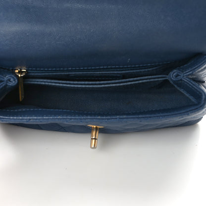 Chanel Caviar Quilted Mini Coco Handle Flap Blue 5 of 14