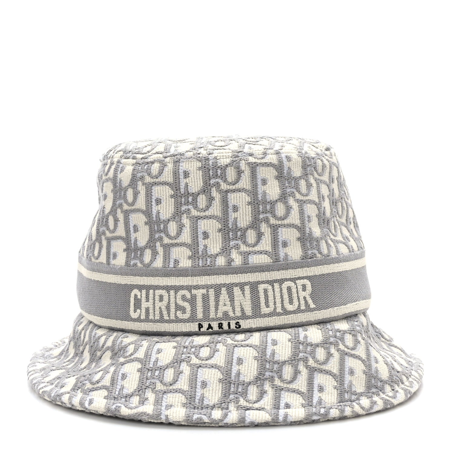 Christian Dior Oblique Bucket Hat 59 Grey 2 of 7