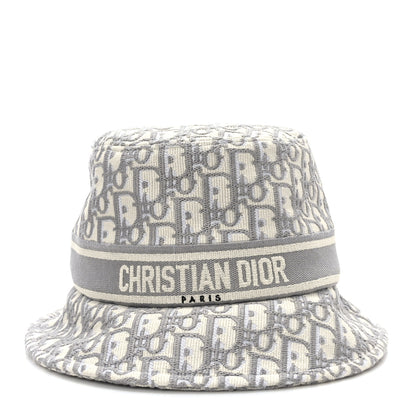 Christian Dior Oblique Bucket Hat 59 Grey 2 of 7