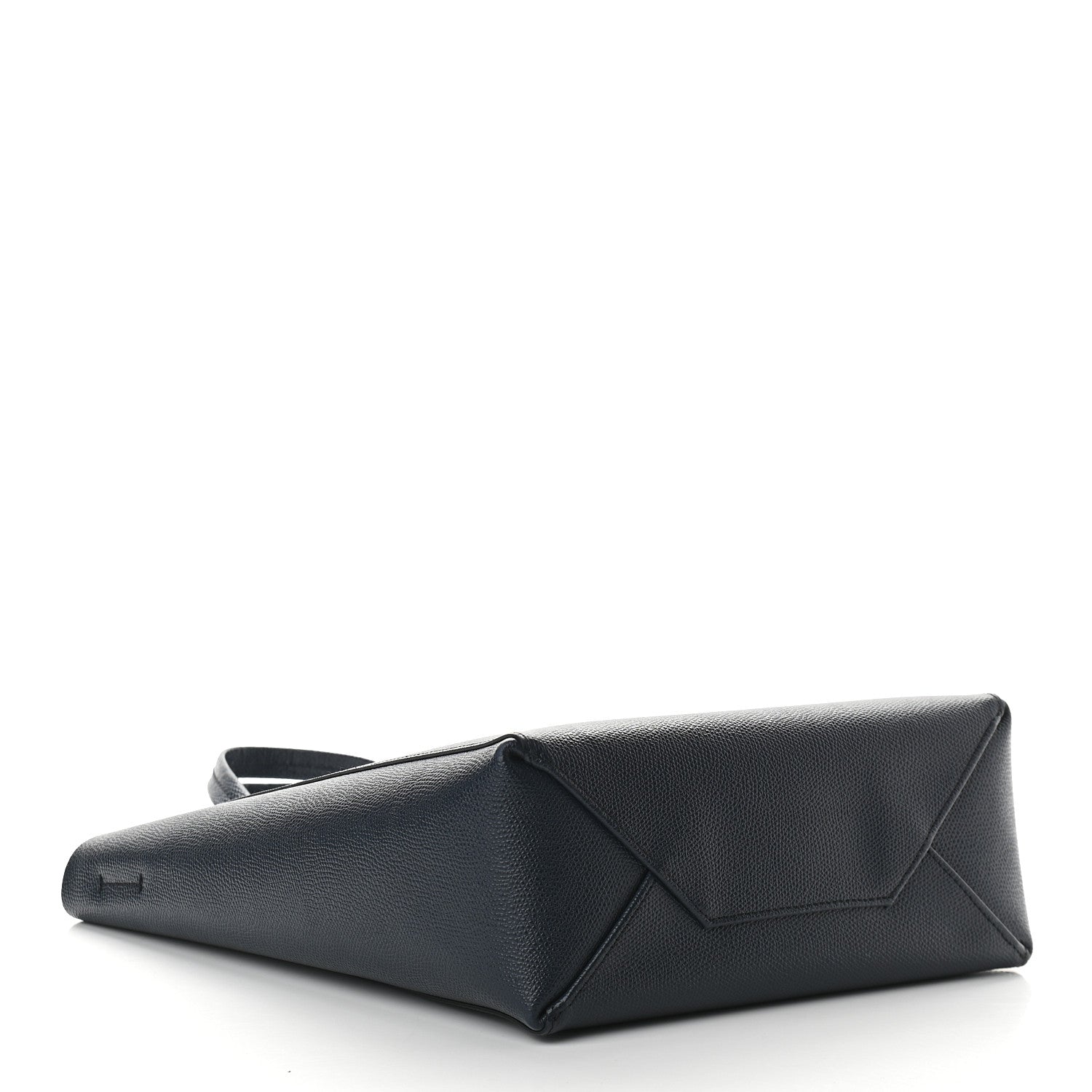 Celine Grained Calfskin Small Vertical Cabas Navy 5 of 9