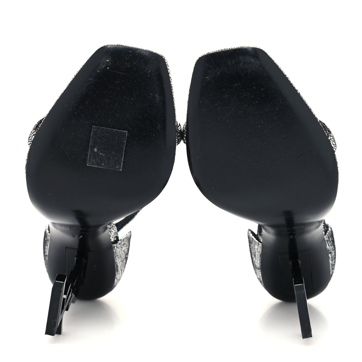Metallic Calfskin Opyum 110 Sandals 37 Argento