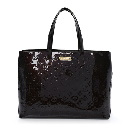 Louis Vuitton Vernis Wilshire MM Amarante 1 of 8
