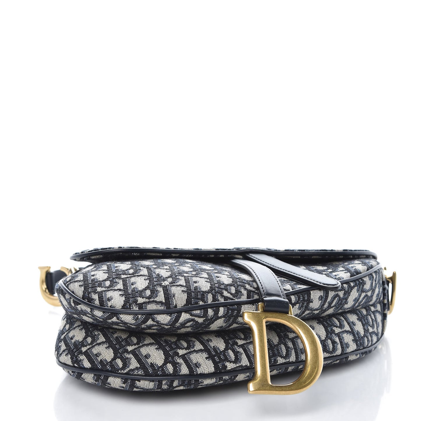 Oblique Saddle Bag Blue