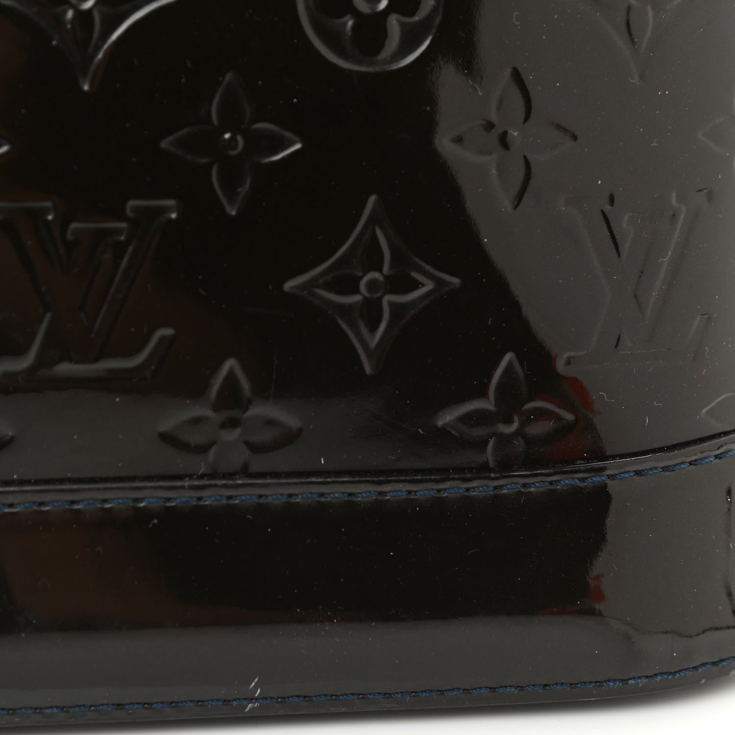Louis Vuitton Vernis Alma GM Blue Infini 12 of 16