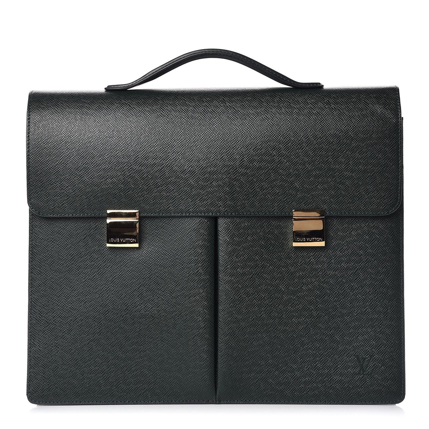 Taiga Serviette Khazan 1 Soufflet Briefcase Vert